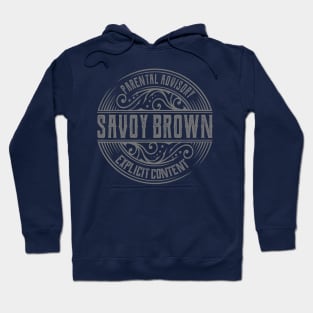 Savoy Brown Vintage Ornament Hoodie